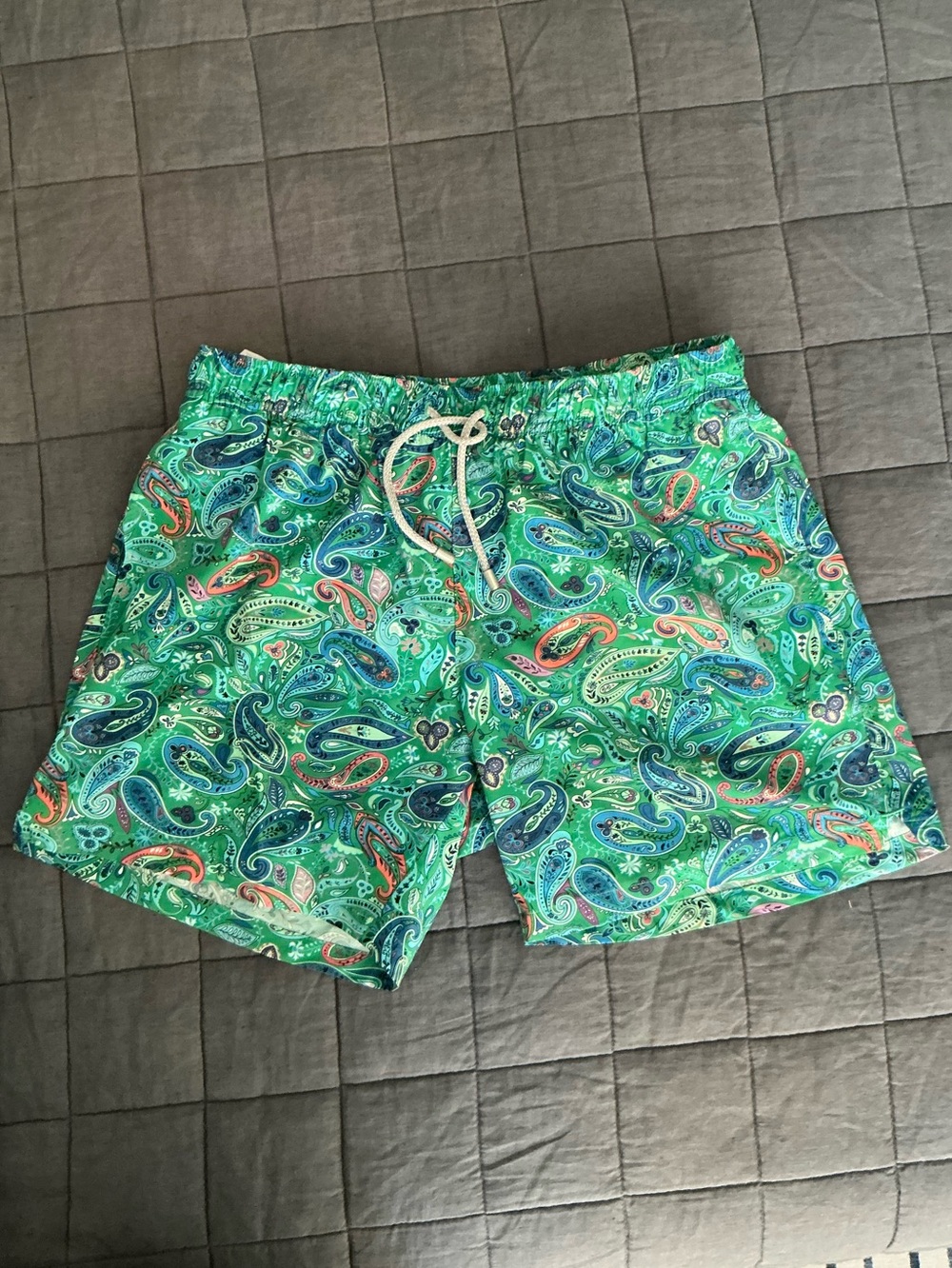 BLUEMINT - Men's Green Paisley Swim Shorts